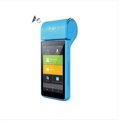Blue Acural Android Handheld Pos Terminal, Data Memory 1 Gb, With 1 Year Warranty 