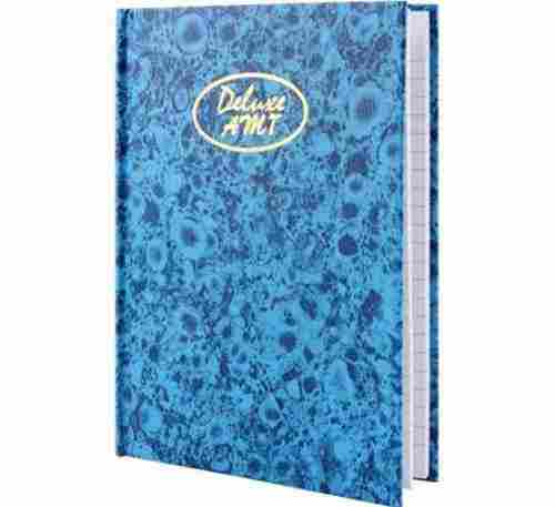 Smooth Writing Blue Printed Hard Cover Rectangular Shape Register Notebook For School
