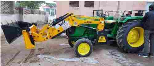  Green Bull Backhoe Loader Heavy Iron Body Used For Dig Holes In Ground