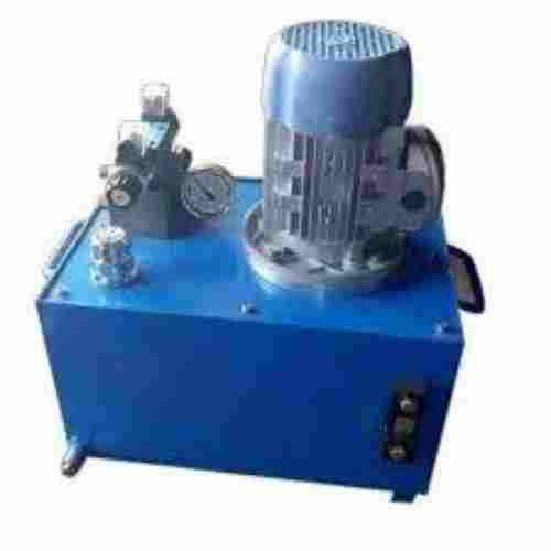 Mild Steel Hydraulic Power Pack For Industrial Usage 230 V Blue Color