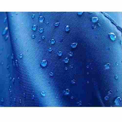 Plain Blue And Breathable Polyster Fabric Ideal Use For Raincoats, Jackets, Suits And Other Clothing Items