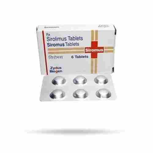 Rx Sirolimus Tablet For Prevent Rejection Of A Kidney Transplant