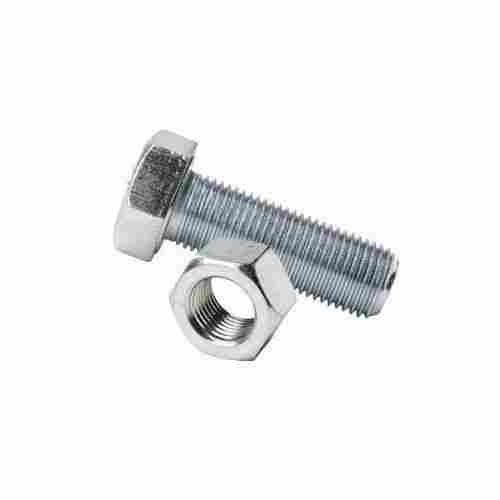 Silver Ms Nut Bolt For Industrial Uses With Anti Corrosion 