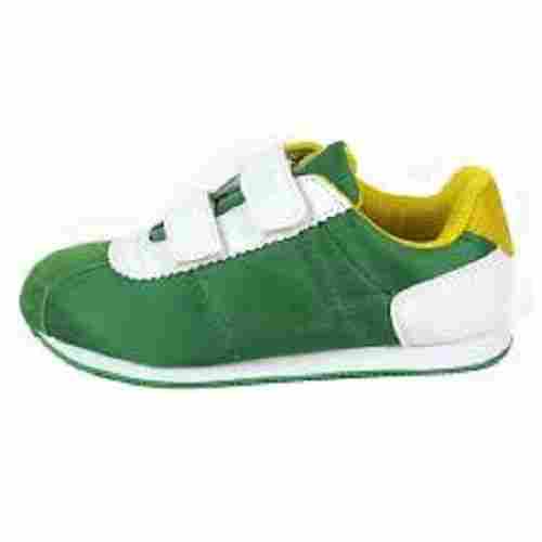 Stylish Light Weight Comfortable Durable Breathable Green and White Baby Sports Shoes