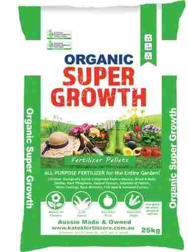 High Design Organic Super Growth All Purpose Fertilizer Pallets 25 Kg 