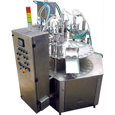  तीन चरण के साथ ग्रे स्टेनलेस स्टील स्वचालित आइसक्रीम भरने की मशीन