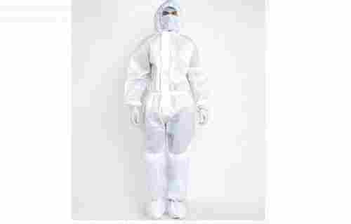 70 Gsm Non Woven Fabric Ppe Suit With Shoe Cover Head Cover Surgical Mask For Hospital