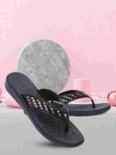 Comfortable And Felt To Wear Rubber Ladies Flip Flop Slippers For Daily Use