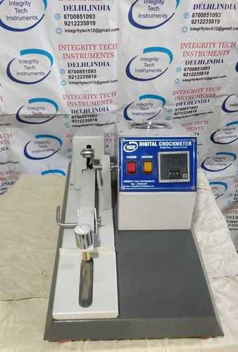 Digital Crockmeter For Laboratory And Industries Weight: 15  Kilograms (Kg)