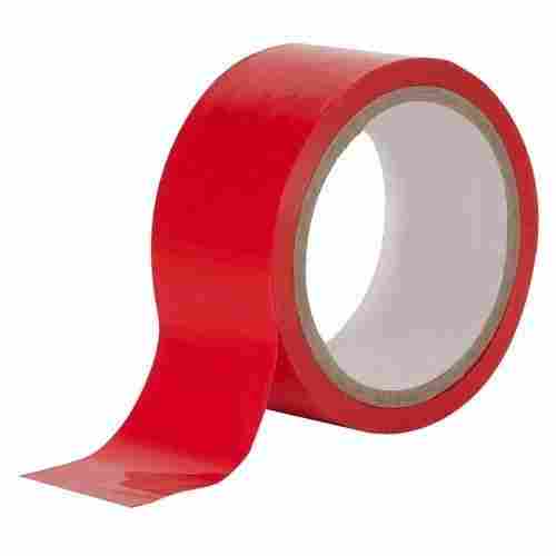 Red Plain Eco Friendly Water Proof Single Sided Plain Easy To Use Bopp Tape