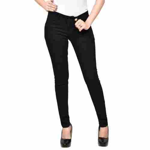 Ladies Comfortable And Breathable Stretchable Stylish Black Denim Jeans 