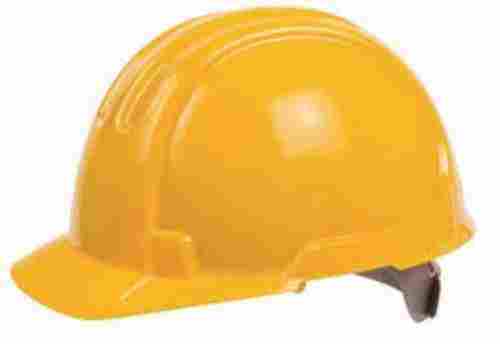 Safety Helmet For Industrial And Construction Site, Yellow Color Pvc Material