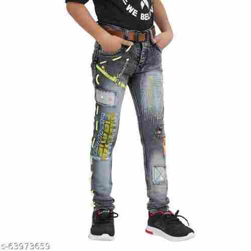 Hit And Trendy Party Wear Boys Designer Jeans 