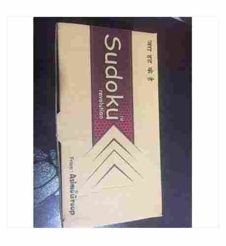 Rectangle Shape Card Board Material Sudoku Revolution Printed Shoe Box