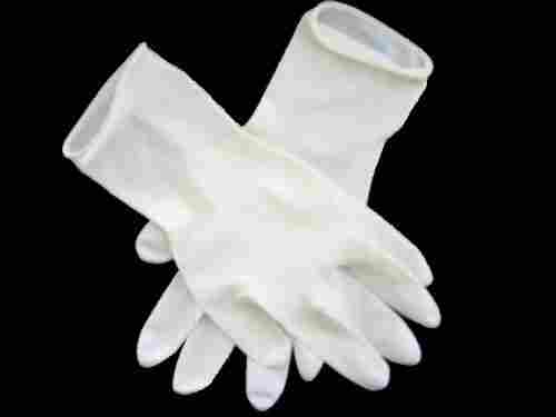 Comfortable Environment Friendly Disposable Easy To Use White Latex Rubber Hand Gloves 