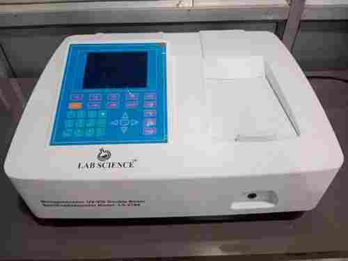 White Portable Uv Visible Double Beam Spectrometer With Digital Display, 190-1000 Nm