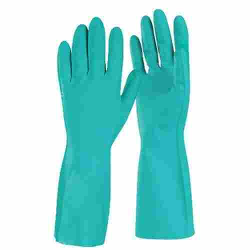 Skin Friendly Waterproof Full Finger Disposable Plain Nitrile Medical Gloves