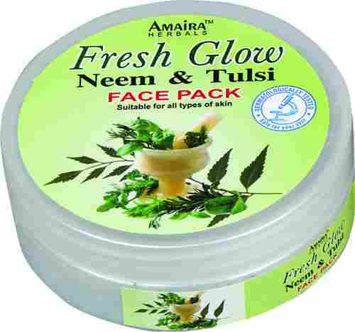 Removes All The Dead Skin Cells And Other Impurities Fresh Glow Neem Tulsi Face Pack 