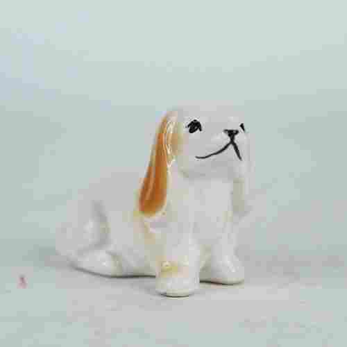 Creamic White Dog Toy