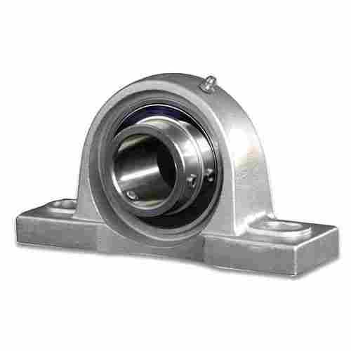 Mild Steel And Long Lasting Industrial Use Silver Finish Round Shape Pillow Block Bearing