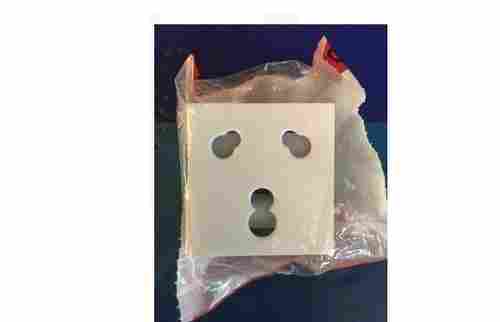 White Electrical Switches Square Current 6 Ampere Voltage 220 Volts