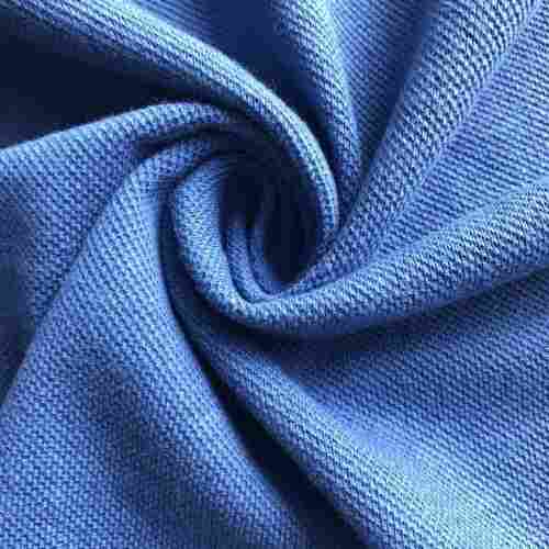 100 % Cotton Blue Plain Microfiber Fabric Very Durable And Wrinkle Resistant