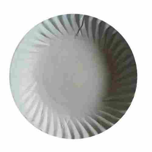 8 Inch Environment Friendly Easy To Use Round Shape White Disposable Paper Plate