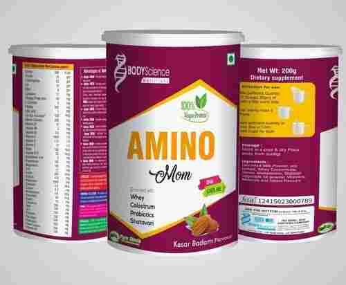Longer Shelf Life Premium Grade Amino Mom Whey Protein Powder, 200G