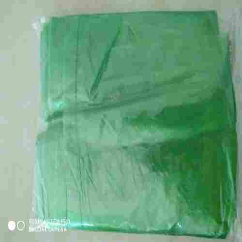 Plain Green Plastic Carry Bags With High Weight Bearing Capacity