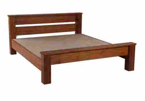 Sturdy Construction Skin Friendly Polished Wooden Bed