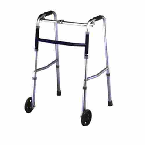 Adjustable Wheels Adult With Easy To Use And Light Weight Steel Walkers 