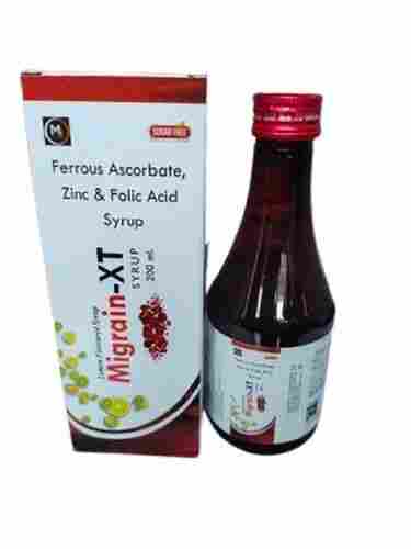 Ferrous Ascorbate Folic Acid Zinc Syrup, 200ml