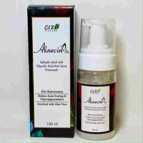High Glossy Skin Friendly Chemicals Free Gel Form Light Weight 100 Ml Aknecin Herbal Anti Acne Face Wash