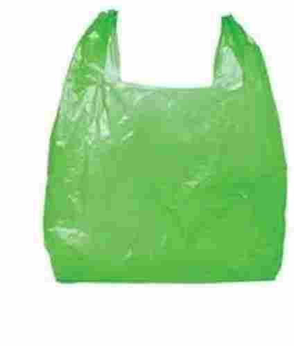 Biodegradable And Recycled Plain Light Green Plastic Carry Bags For Grocery 