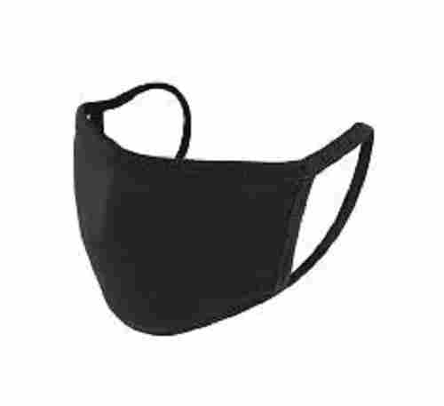 Comfortable Protective And Breathable Black Color Cotton Face Mask For Unisex