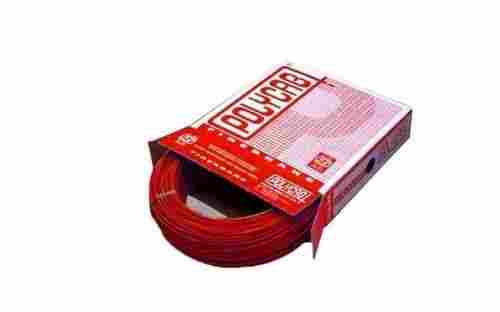 Red Pvc Copper Polycab Single-Core Electrical Wire, Operating Voltage 1100 Volt, 90 Meter Length, 1.2 Sqmm Size 