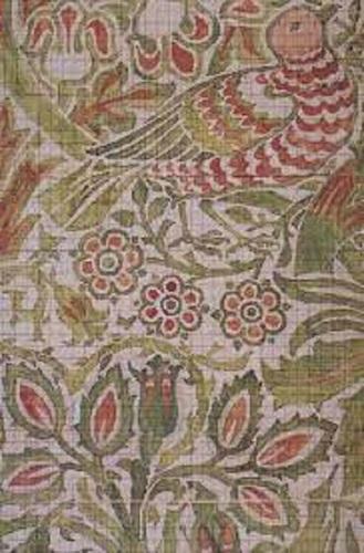 Multi Color Floral Printed Linen Fabric For Tablecloths Upholstery Soft Furnishings And Curtains