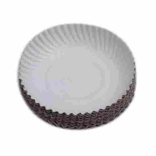 9 Inch Large Bulk Disposable White Uncoated Paper Plates