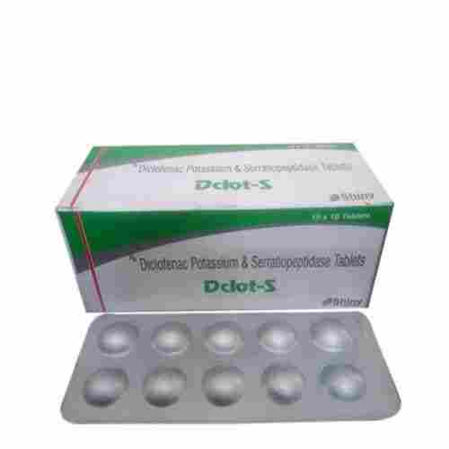 Dclot-S Diclofenac Potassium And Serratiopeptidase Tablets