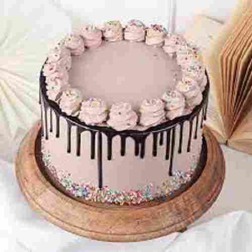 Delicious And Mouth Watering Fluffy Fresh Designer Cream Birthday Cake