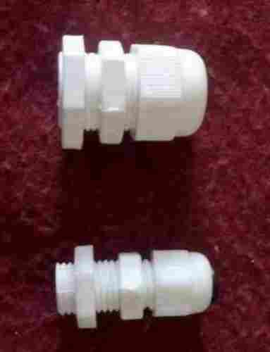 Durable And Long-Lasting Lightweighted Pvc Plastic White Cable Gland 