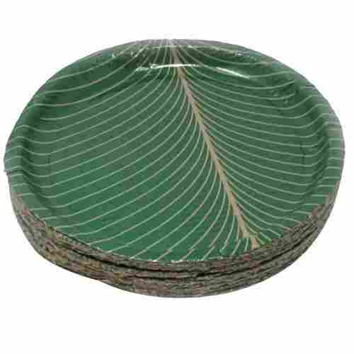 Eco Friendly Green Leaf Finsh Disposable Paper Plate