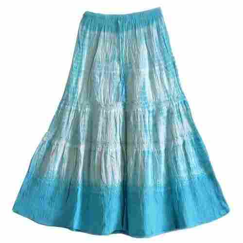 Women Beautiful Light Weight Comfortable Stylish Cotton Printed Long Skirt