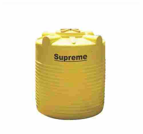 Yellow Long-Lasting And Strong Pvc Plastic Supreme Water Tank, 1000 Liters Capacity