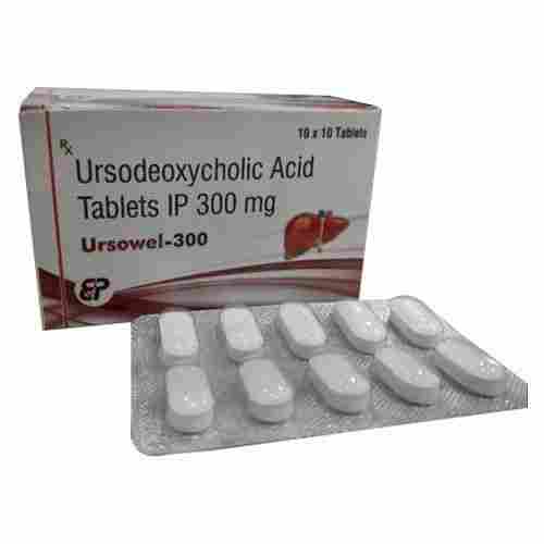  Ursocol Ursodeoxycholic Acid Tablets Ip 300 Mg,10 X 10 Pack