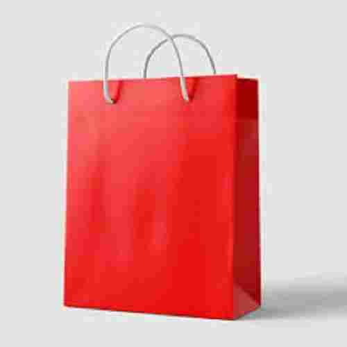 Light -Weight Red Kraft Paper Carry Bags With Rope Handle For Shopping 