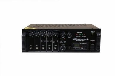 Black New Series Dj Remix Amplifier With Audio Recording Mode And Electronic Fuse With Bt/Usb/Sd-Card/Fm/Aux 5000 W Av Power Amplifier