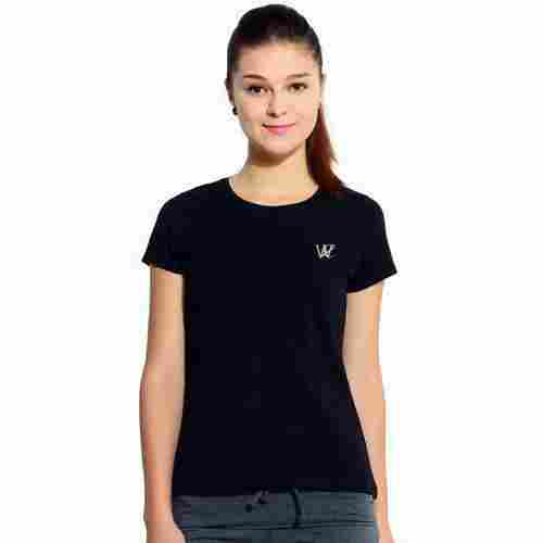 Casual Wear Ladies Half Sleeve T Shirt With Comfortable And Washable