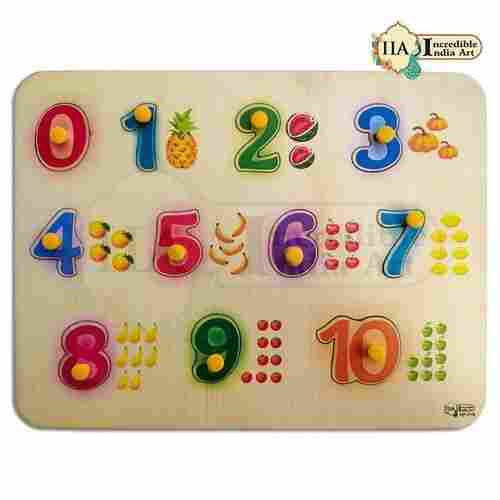 Kid Learning Aid & Educational Toy Beautiful Multicolor Counting Puzzle Game