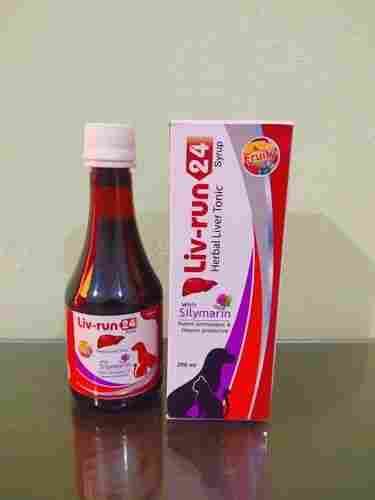 Liv-Run 24 Herbal Liver Care Syrup For Veterinary Use